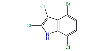 4-Bromo-2,3,7-trichloro-1H-indole