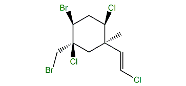 4-Bromo-5-bromomethyl-2,5-dichloro-1-(E)-chloroethenyl-1-methylcyclohexane