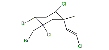 (E)-4-Bromo-5-bromomethyl-1-chlorovinyl-2,5-dichloromethylcyclohexane