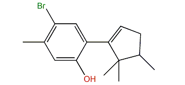4-Bromo-5-methyl-2-(4,5,5-trimethylcyclopent-1-enyl)-phenol