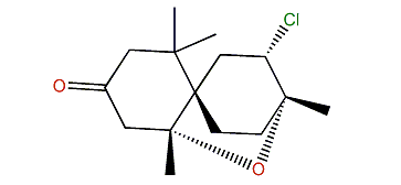 4-Chloro-3,7-epoxy-9-chamigren-9-one
