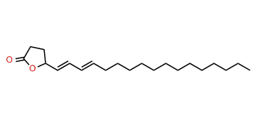 4-(Heptadecadien-1-yl)-butanolide