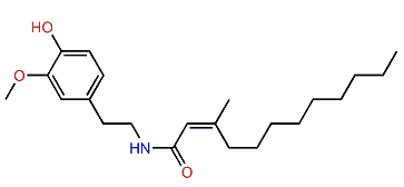 (Z)-N-(4-Hydroxy-3-methoxyphenethyl)-3-methyl-2-dodecenamide