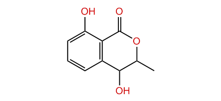 3,4-Dihydro-4,8-Dihydroxy-3-methyl-1H-2-benzopyran-1-one