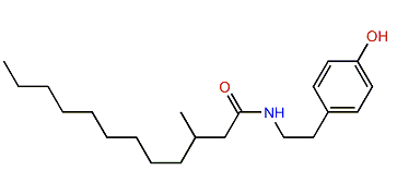 N-(4-Hydroxyphenethyl)-3-methyldodecanamide