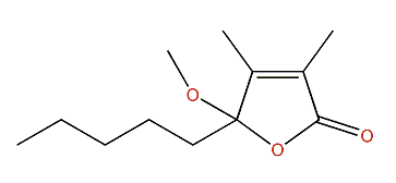 4-Methoxy-2,3-dimethyl-4-pentyl-2-butenolide