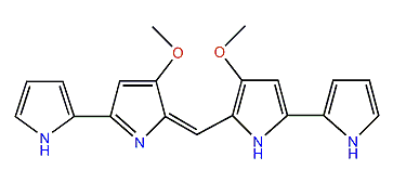 4-Methoxy-5-(3-methoxy-5-pyrrol-2-yl-2H-pyrrol-2-ylidene)-methyl-2,2'-bipyrrole