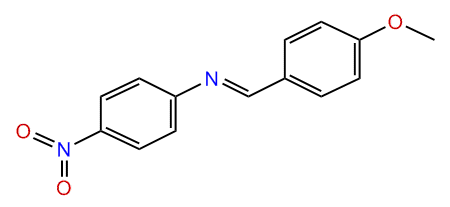 N-((4-Methoxyphenyl)-methylene)-4-nitrobenzenamine