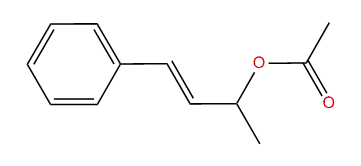 (E)-4-Phenyl-3-buten-2-yl acetate