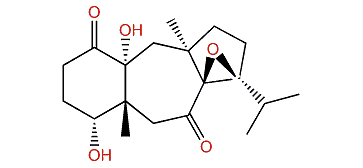 4R-Hydroxy-8S,9S-epoxy-14S-hydroxy-7-oxodolastane
