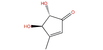 (4R,5S)-4,5-Dihydroxy-3-methyl-2-cyclopenten-1-one