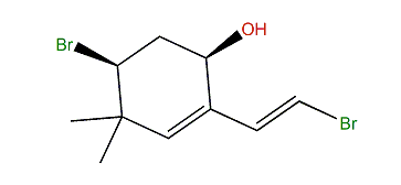 (1E,4R,6S)-1,6-Dibromo-1,3(8)-ochtodadien-4-ol