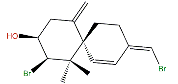 (1(15)Z,2Z,4S,8R,9S)-8,15-Dibromochamagra-1(15),2,11(12)-trien-9-ol