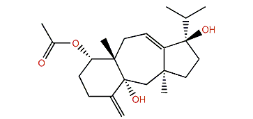 (4S,9R,14S)-4-Acetoxy-1(15),7-dolastadien-9,14-diol