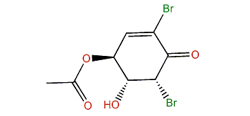 (4S,5R,6R)-4-Acetoxy-2,6-dibromo-5-hydroxy-2-cyclohexen-1-one