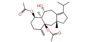 (4S,6R,14S)-4,6-Diacetoxy-1(15),8-dolastadien-14-ol