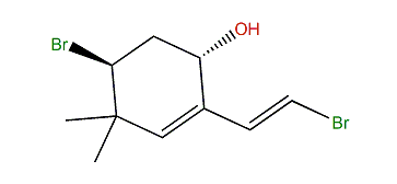 (1E,4S,6S)-1,6-Dibromo-1,3(8)-ochtodadien-4-ol