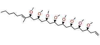 (4S,6S,8S,10S,12S,14S,16S,18S,19E)-Octamethoxy-19-methylpentacosa-1,19-diene