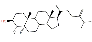 4a-Methyl-24-methylene-5a-cholestane-3b-ol