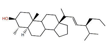 (24S)-4a-MethyI-24-ethylcholest-22-en-3b-ol