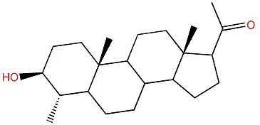 4a-Methyl-3b-hydroxy-5a-pregnan-20-one