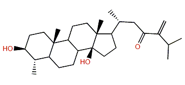 4a-Methyl-3b,14b-dihydroxy-5a-ergost-24(28)-en-23-one