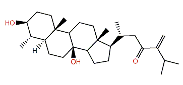 4a-Methyl-3b,8b-dihydroxy-5a-ergost-24(28)-en-23-one