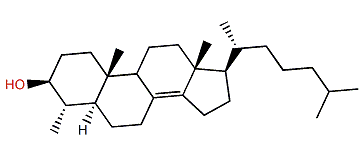 4a-Methyl-5a-cholest-8(14)-en-3b-ol