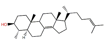 4a-Methyl-5a-cholesta-8(14),24-dien-3b-ol