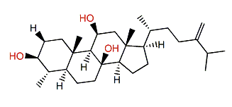 4a-Methyl-5a-ergost-24(28)-en-3b,8b,11b-triol