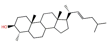 (22E)-4a-Methylcholest-22-en-3b-ol