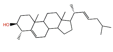 (22E)-4a-Methylcholesta-5,22-dien-3b-ol