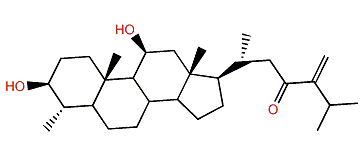 4a-Methylergost-24(28)-en-3b,11b-diol-23-one
