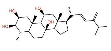 4a-Methylergosta-22,24(28)-dien-2b,3b,8b,11b-tetrol