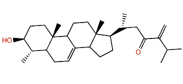 4a-Methylergosta-7,24(28)-dien-3b-ol-23-one