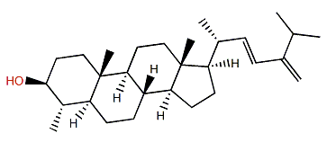 (E)-4a-Methylergosta-22,24(28)-dien-3b-ol