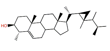 (22R,23R,24R)-4a,23,24-Trimethyl-22,23-methylene-5a-cholestane-3b-ol