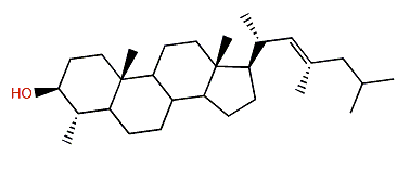 4a,23-Dimethyl-22-dehydrocholestanol