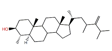 4a,23,24-Trimethyl-5a-cholest-24(28)-en-3b-ol