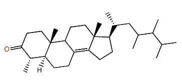 4a,23,24-Trimethyl-5a-cholest-8(14)-en-3-one