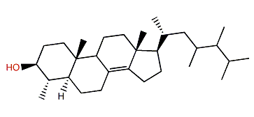 4a,23,24-Trimethyl-5a-cholest-8(14)-en-3b-ol