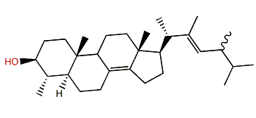 (22E,24xi)-4a,23,24xi-Trimethyl-5a-cholesta-8(14),22-dien-3b-ol