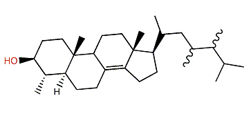 (23xi,24xi)-4a,23,24-Trimethyl-5a-cholest-8(14)-en-3b-ol
