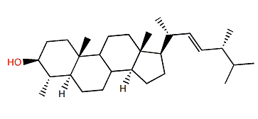 (22E,24R)-4a,24-Dimethyl-5a-cholest-22-en-3b-ol