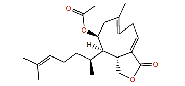 4b-Acetoxy-1(9),6,13-xenicatrien-19,18-olide