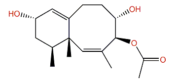 (4b,5a,10a)-4-Acetoxy-5,10-dihydroxyneolemna-2,8-diene