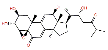 (22S)-4b,5b-Epoxy-2b,3a,12b,22-tetrahydroxy-14a-methylcholesta-7,9(11)-dien-6,24-dione