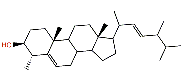 4,24-Dimethylcholesta-5,22-dien-3b-ol
