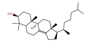 4,4-Dimethylcholest-8(14)-en-3b-ol