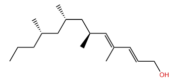 (2E,4E,6S,8S,10S)-4,6,8,10-Tetramethyltrideca-2,4-dien-1-ol